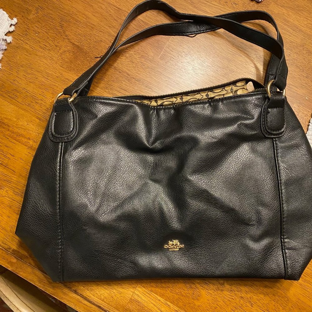 Coach black purse